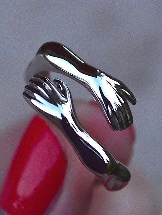 silver metal finger  ring - 20541627 -  Standard Image - 2