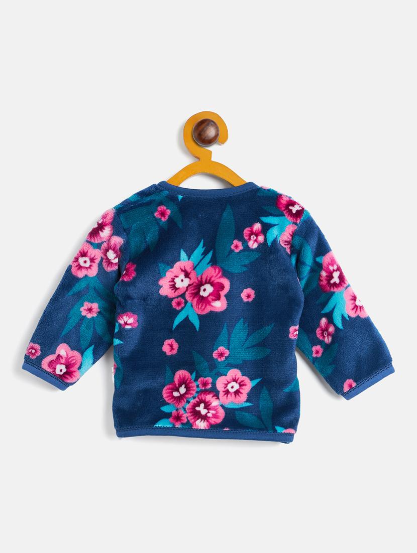 kids blue printed jhabla & pant - 20541744 - Standard Image - 2