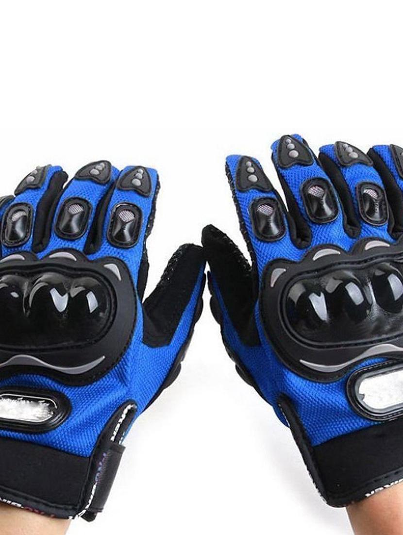 men black & blue polyester gloves - 20541761 - Standard Image - 2
