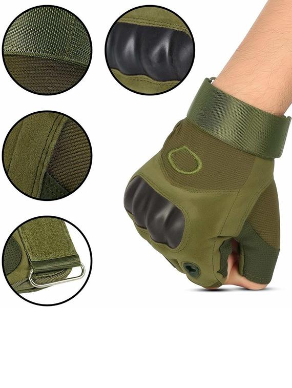 men olive nylon gloves - 20541764 - Standard Image - 2