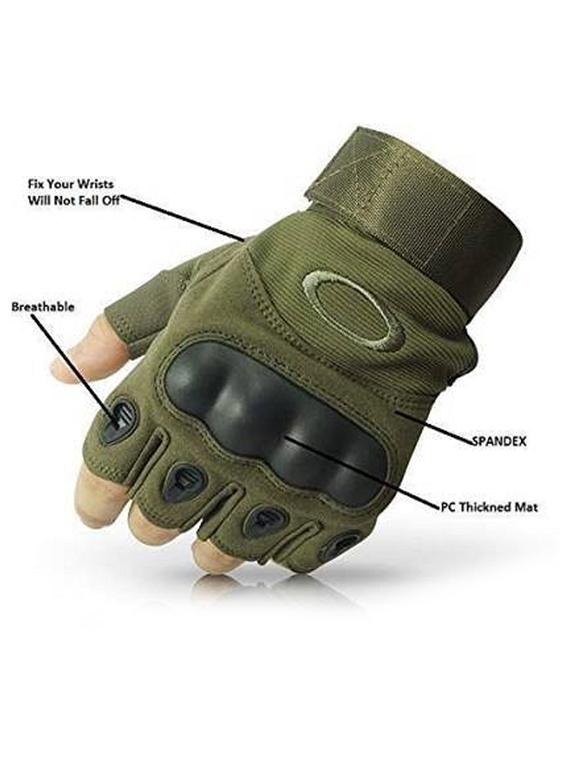 men olive nylon gloves - 20541783 - Standard Image - 2