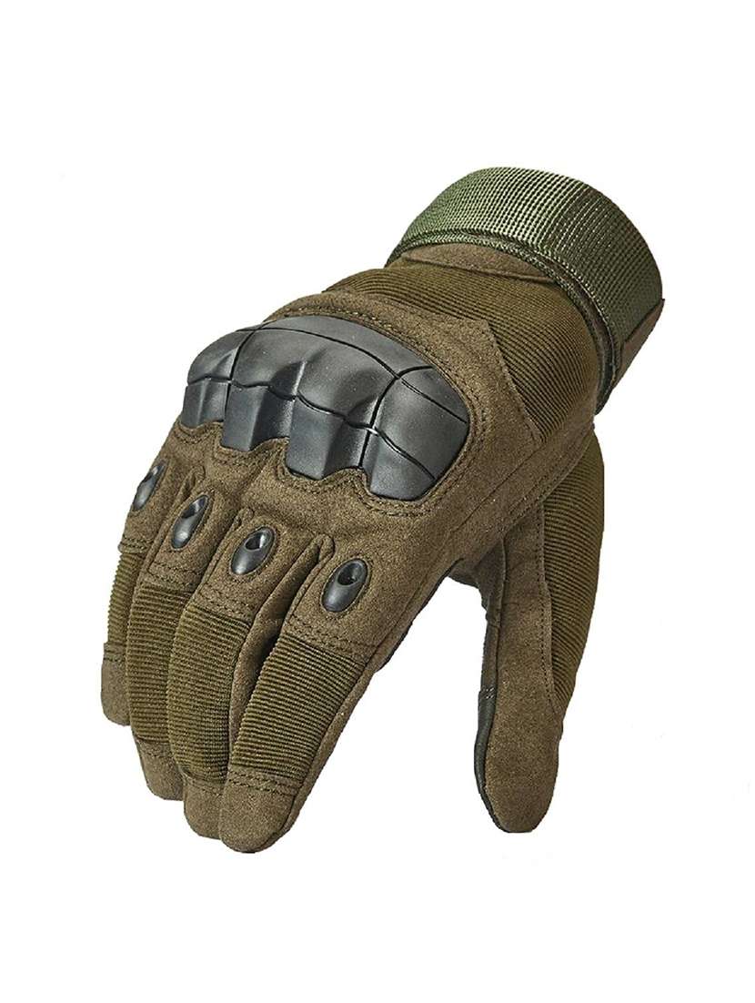 men olive polyester gloves - 20541799 -  Standard Image - 2