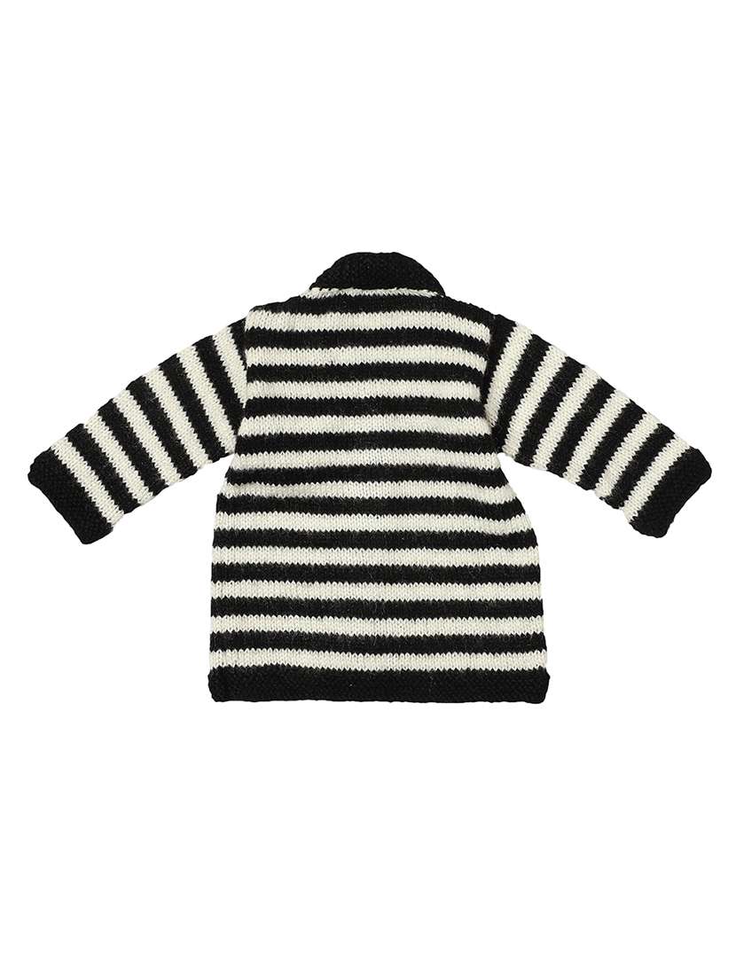 boys black & white striped sweater & pant set - 20542147 -  Standard Image - 2