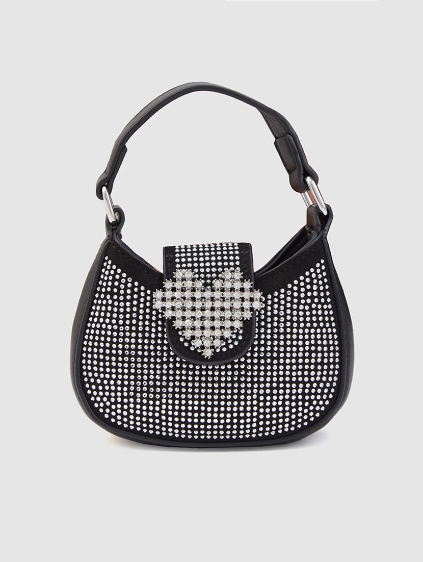 black leatherette (pu) sling bag - 20546356 - Zoom Image - 0