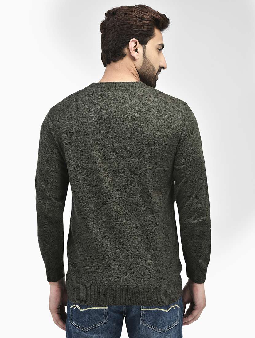 men front colourblock striped round neck pullover - 20546962 -  Standard Image - 2
