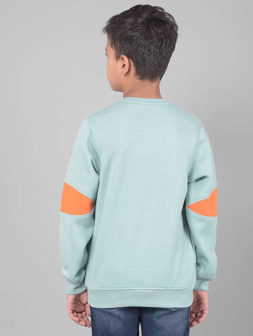boys round neck typographic regular sweatshirt - 20547089 -  Standard Image - 2