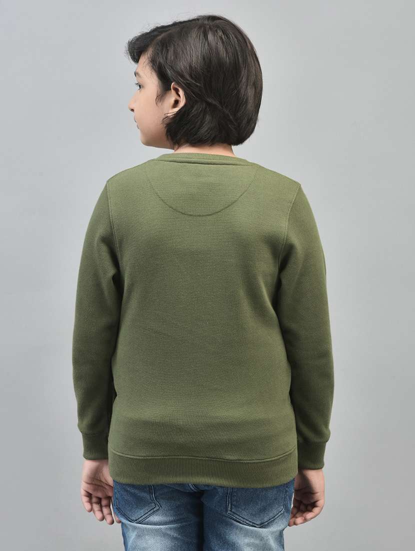 boys round neck typographic regular sweatshirt - 20547294 -  Standard Image - 2