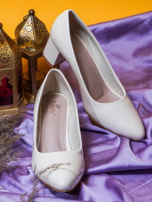 women white slip on pumps - 20551536 - Standard Image - 0