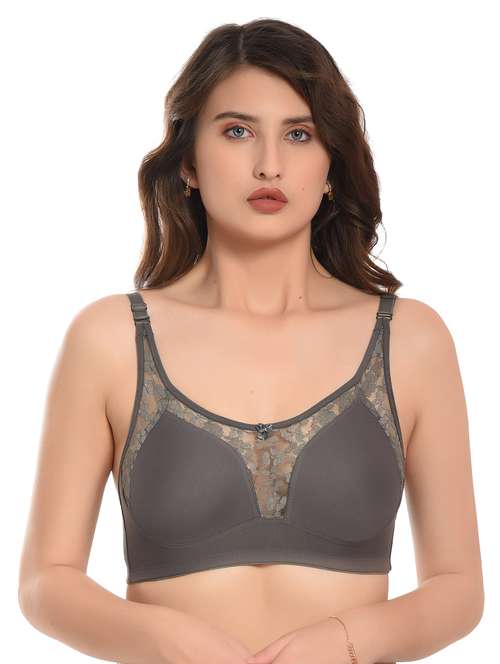 women lace detailed t-shirt bra