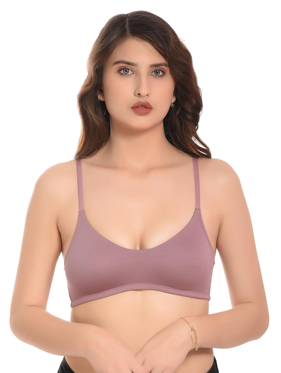 women solid t-shirt bra