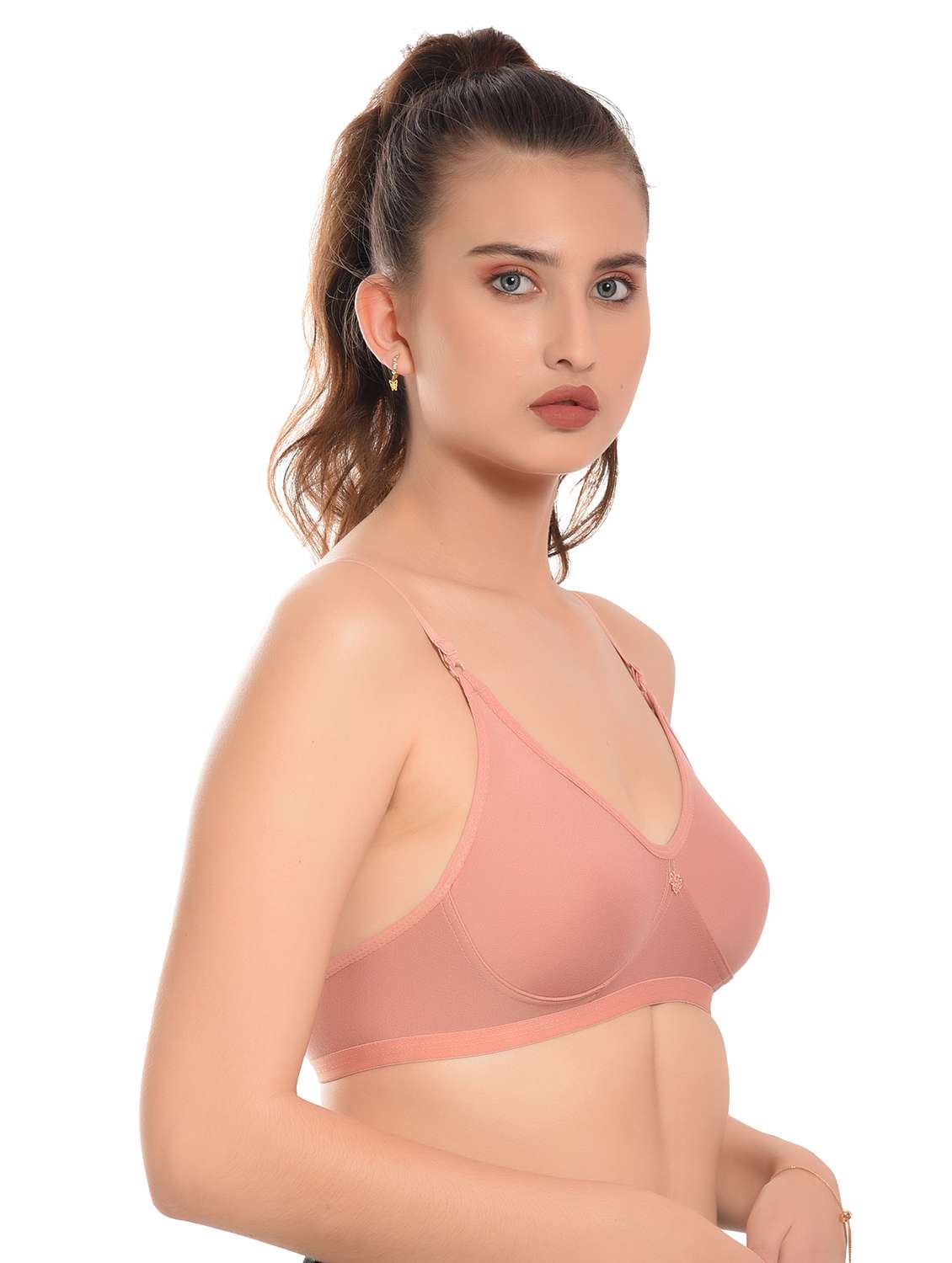 women pack of 3 solid t-shirt bra - 20551870 -  Standard Image - 2