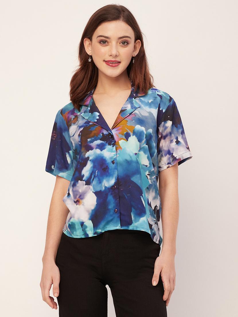 women floral printed shirt - 20555426 - Zoom Image - 0