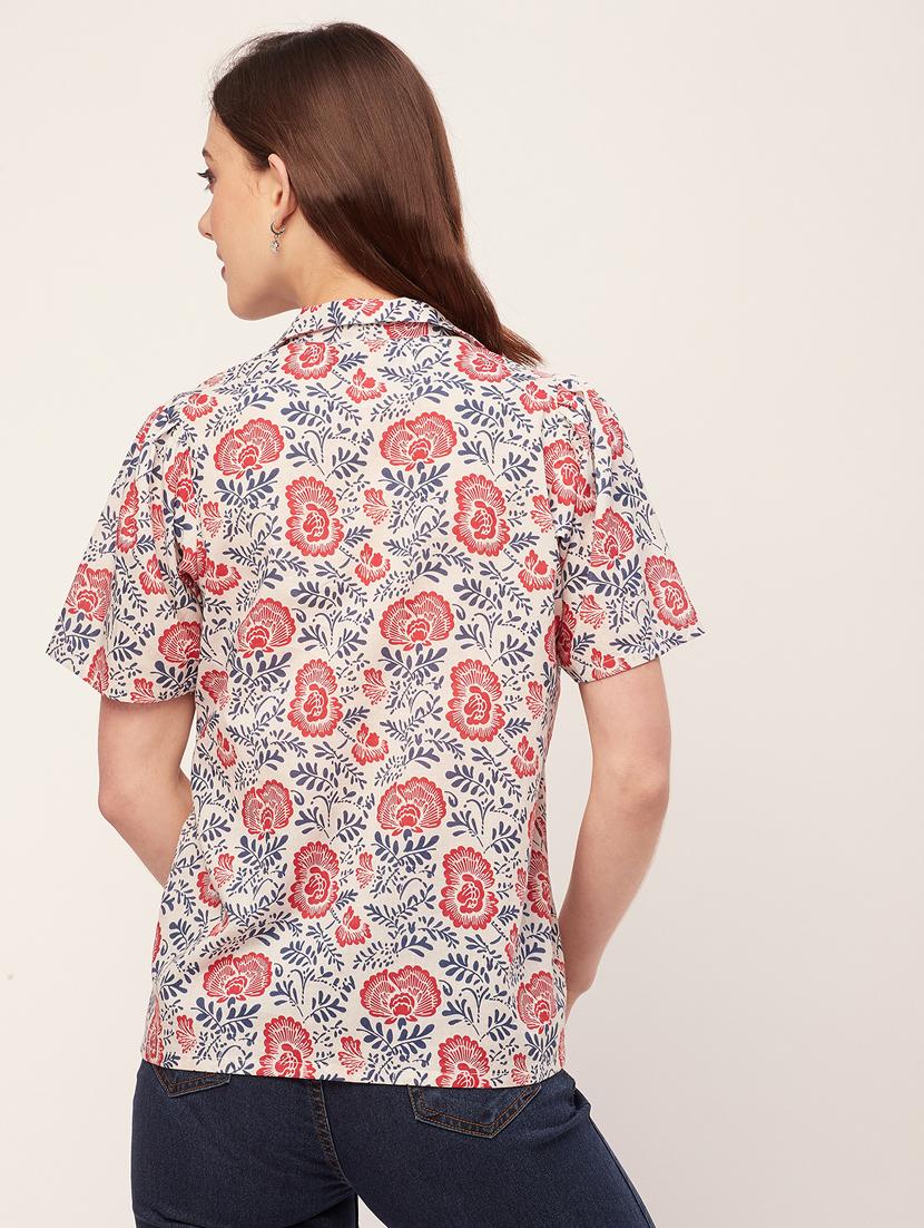 women ethnic motifs pintuck detailed top - 20555431 - Standard Image - 2