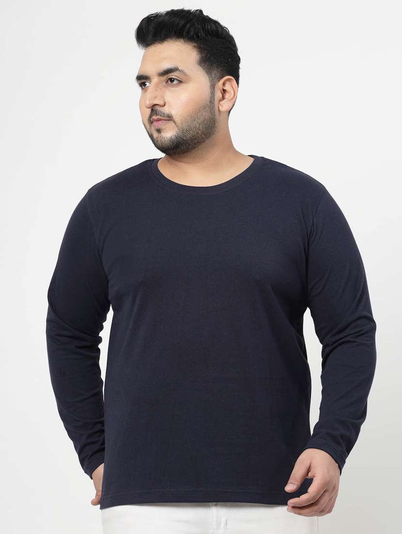 navy blue cotton tshirt