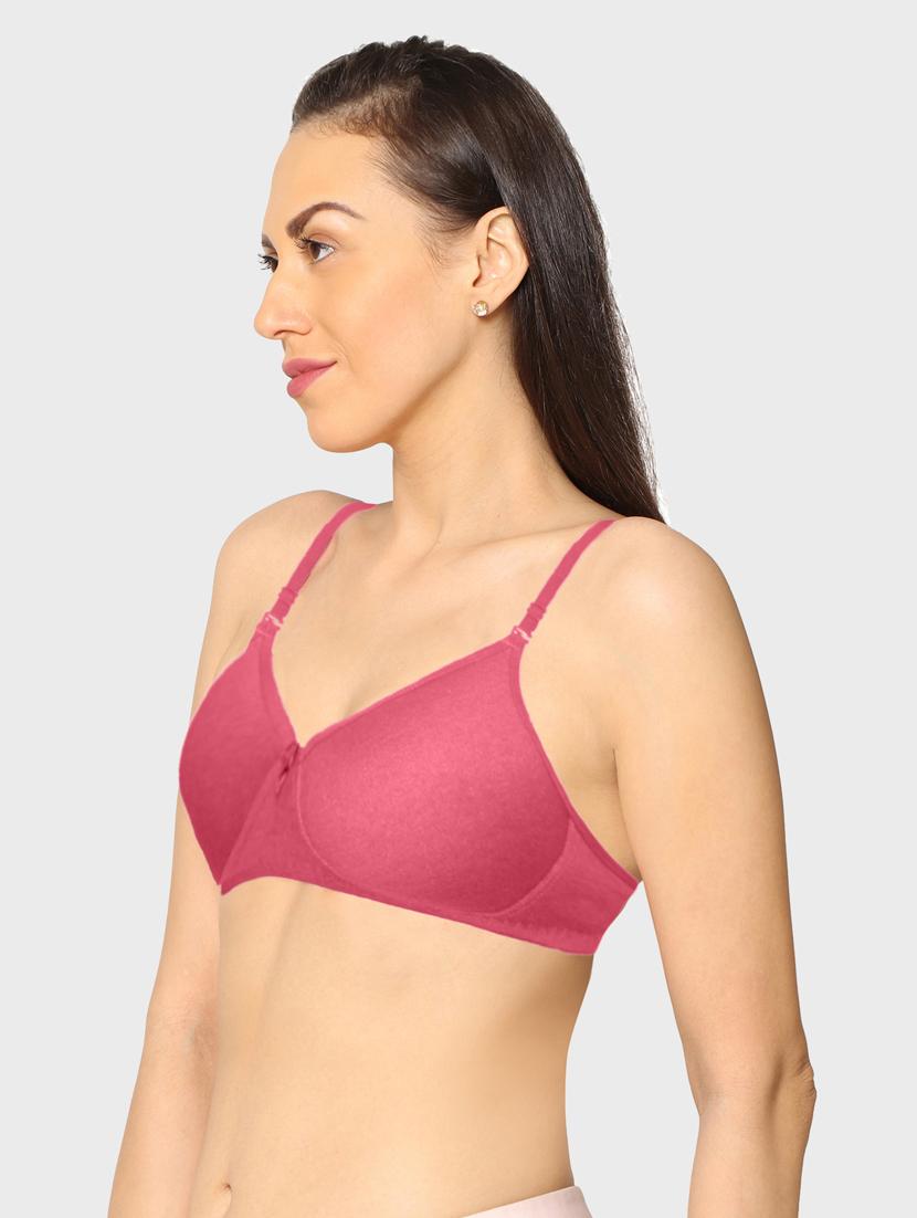 women pack of 2 solid t-shirt bra - 20560567 - Standard Image - 2