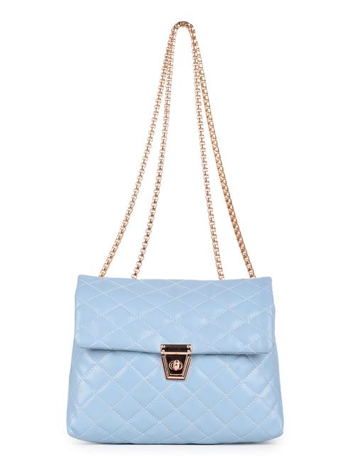 light blue solids twist clasp bag - 20561266 -  Standard Image - 0