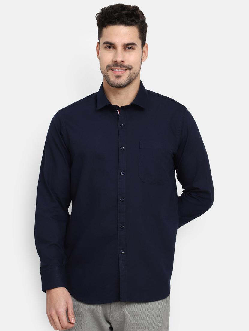 men collared solid casual shirt - 20562432 - Zoom Image - 0