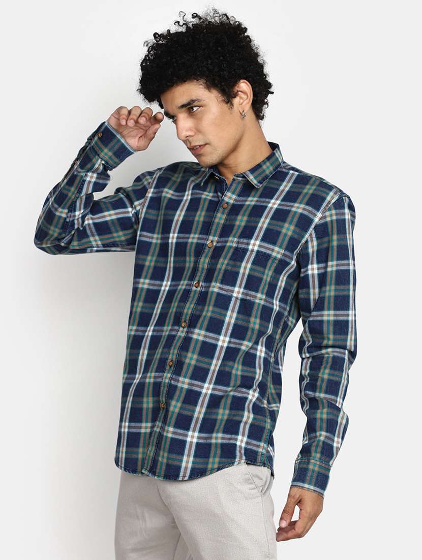 men regular fit check shirt - 20562435 -  Standard Image - 2