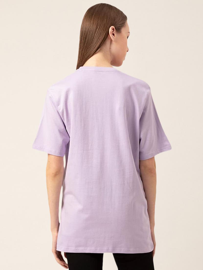 women's front print round neck t-shirt - 20562583 - Standard Image - 2