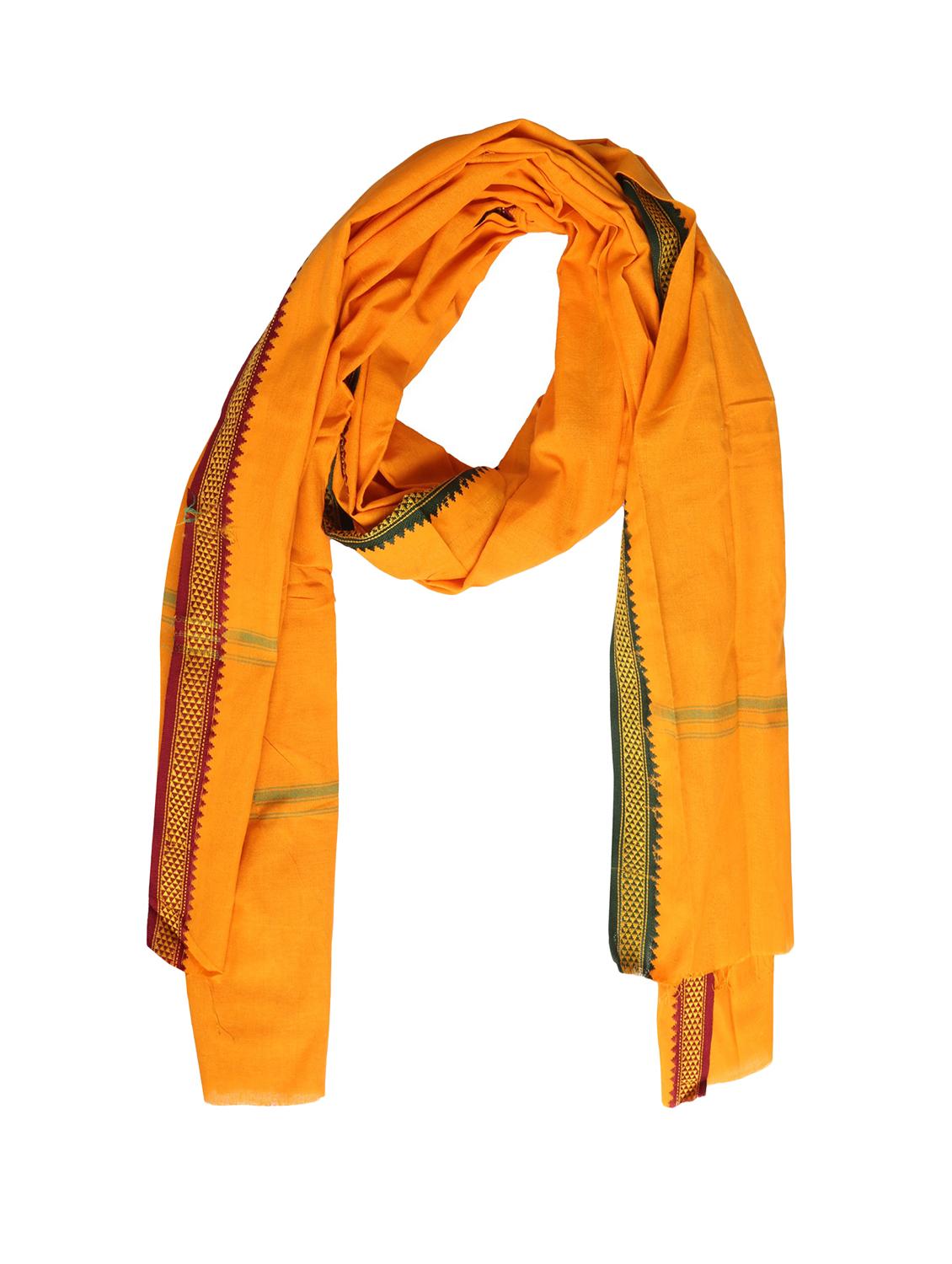 yellow printed gamcha - 20562775 - Standard Image - 2