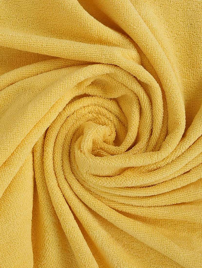 yellow cotton bath towel - 20562826 -  Standard Image - 2