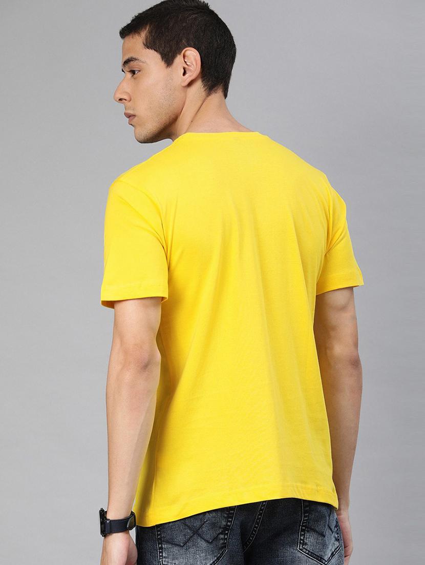 men round neck solid plain t-shirt - 20563347 - Standard Image - 2
