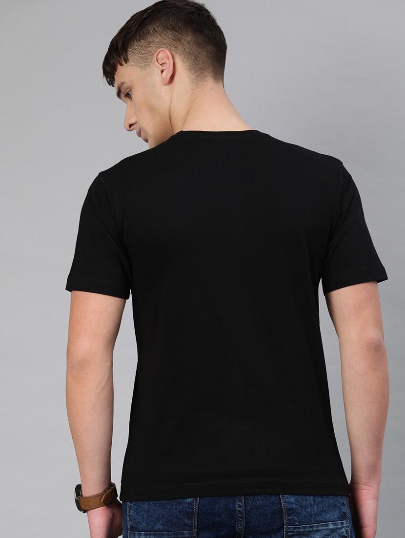 men round neck solid plain t-shirt - 20563547 - Standard Image - 2