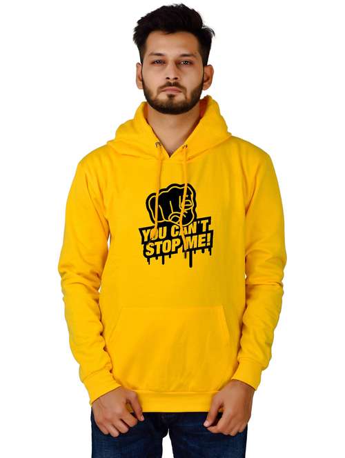 men front print hooded sweatshirt - 20564414 -  Standard Image - 0