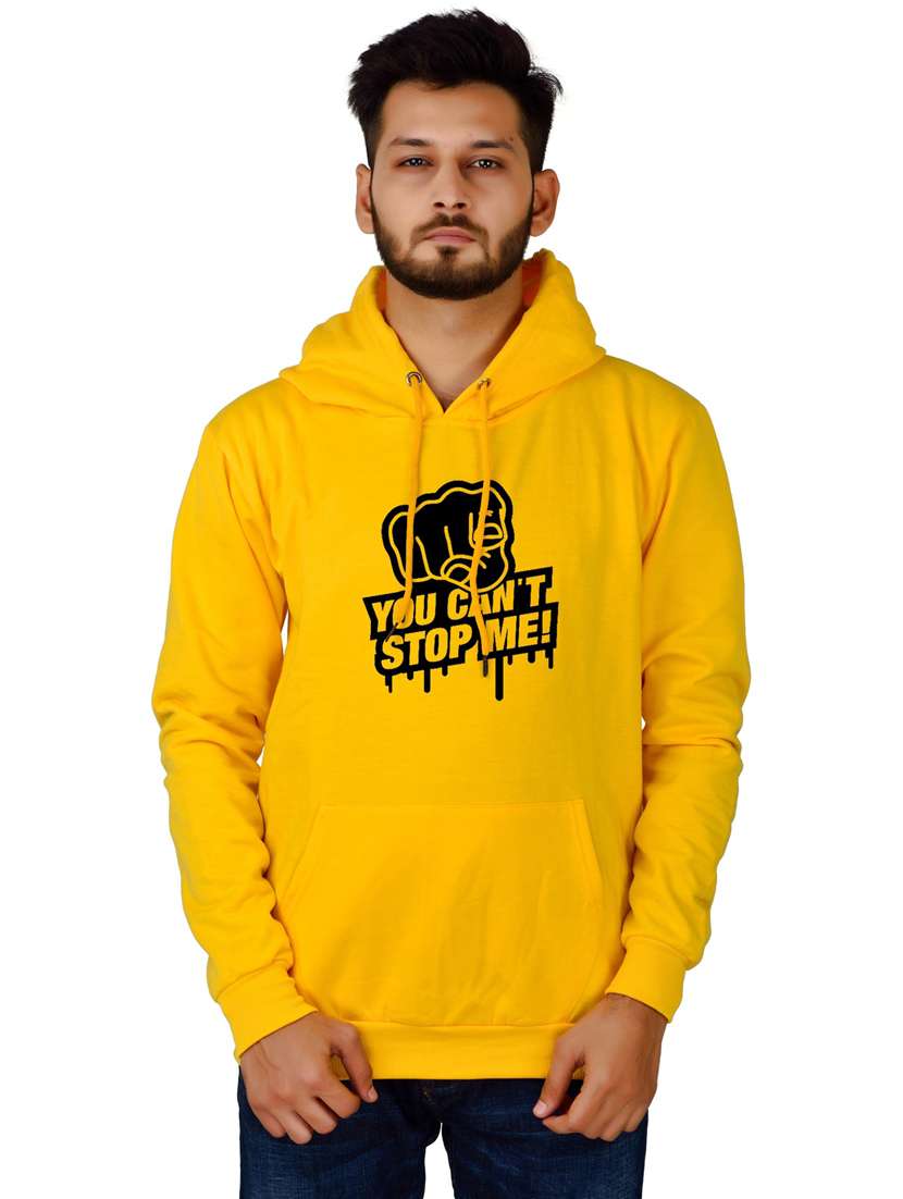 men front print hooded sweatshirt - 20564414 -  Zoom Image - 0