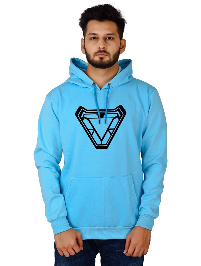 men front print hooded sweatshirt - 20564582 - Zoom Image - 0