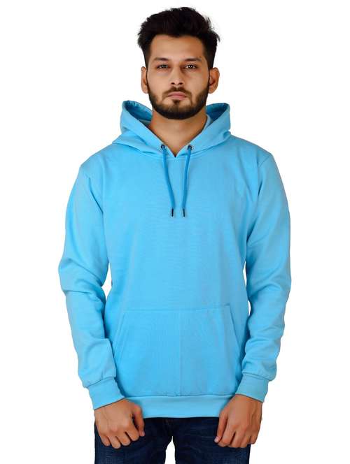 men solid hooded sweatshirt - 20564608 - Standard Image - 0