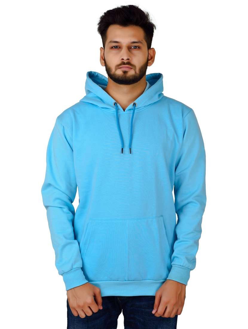 men solid hooded sweatshirt - 20564608 - Zoom Image - 0