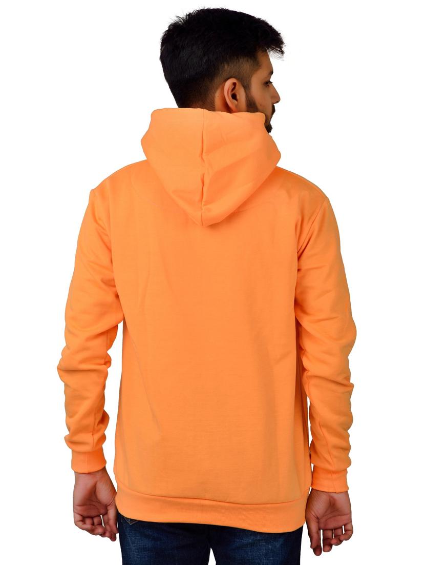 men orange graphic hooded sweatshirt - 20564683 - Standard Image - 2