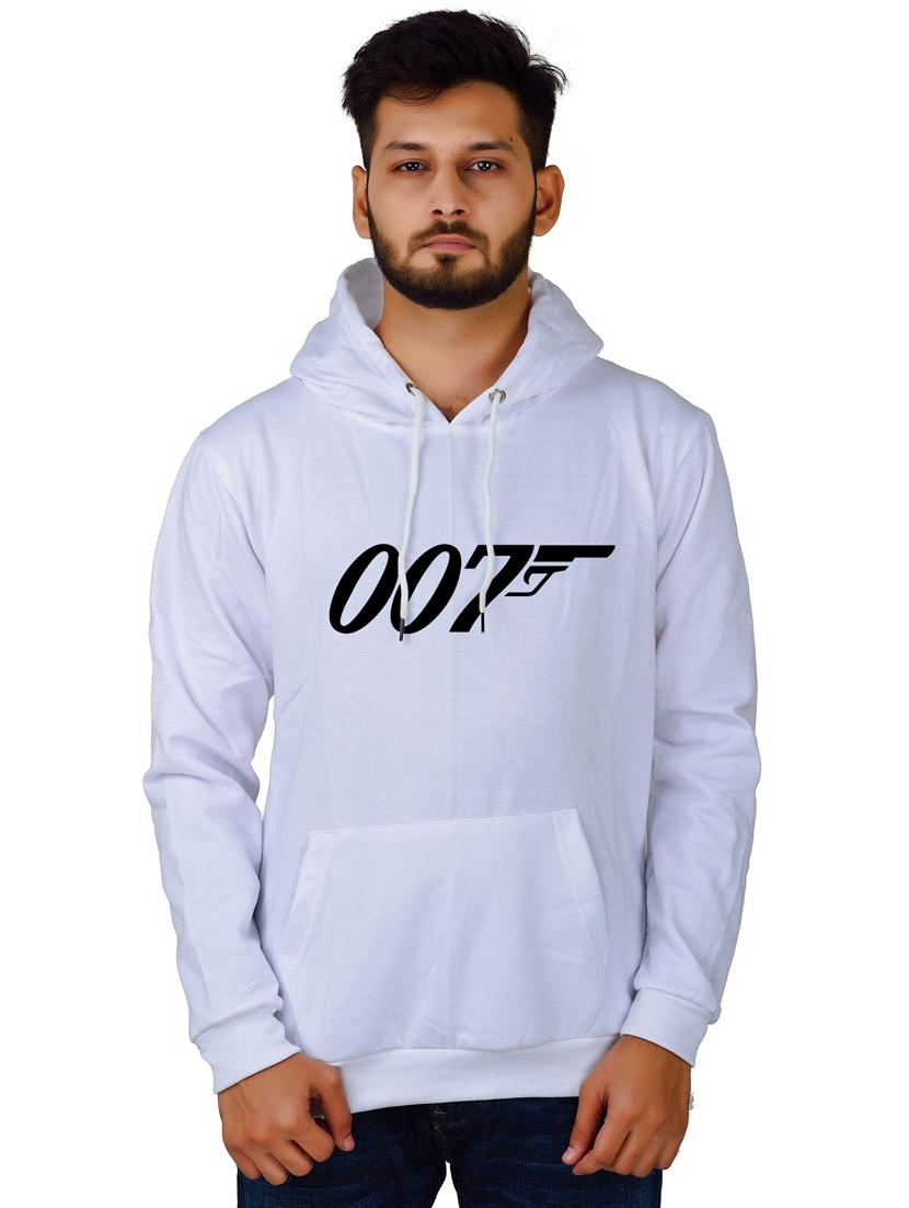 men white typographic hooded sweatshirt - 20564801 - Zoom Image - 0