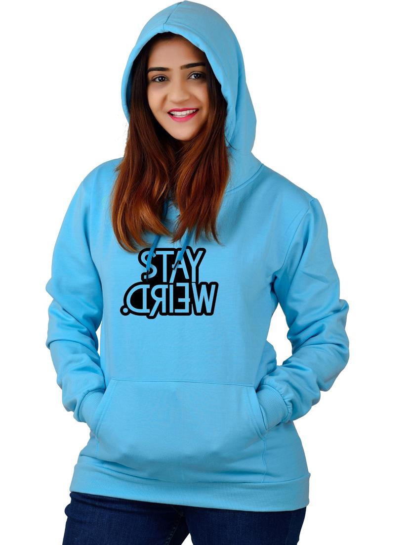 blue long sleeve hooded sweatshirt - 20564823 - Zoom Image - 0