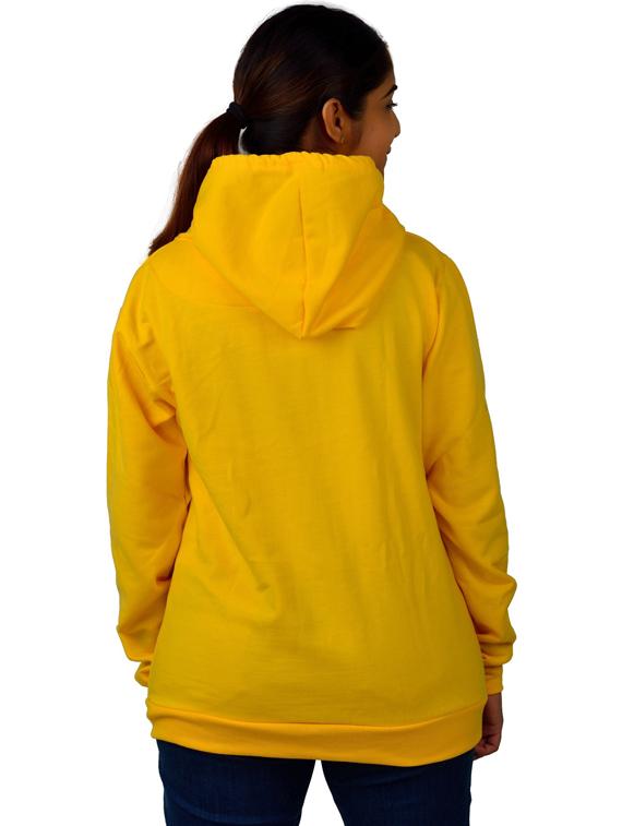 yellow long sleeve hooded sweatshirt - 20564830 - Standard Image - 2