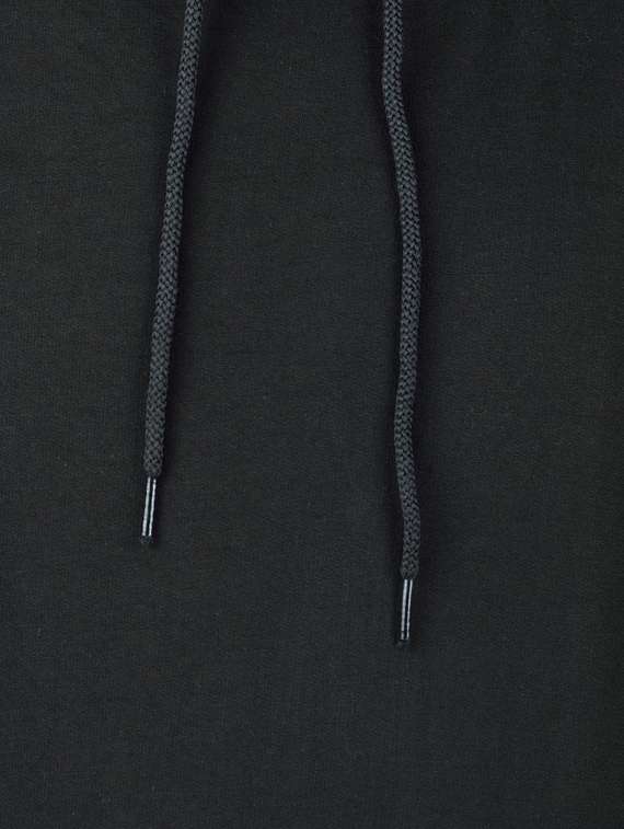 black long sleeve hooded sweatshirt - 20564869 - Standard Image - 2