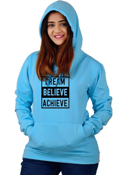 blue long sleeve hooded sweatshirt - 20564931 - Standard Image - 0