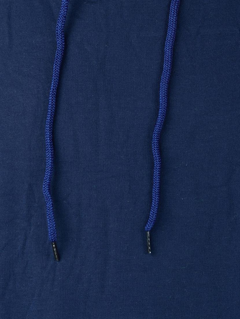 navy blue long sleeve hooded sweatshirt - 20564967 - Standard Image - 2