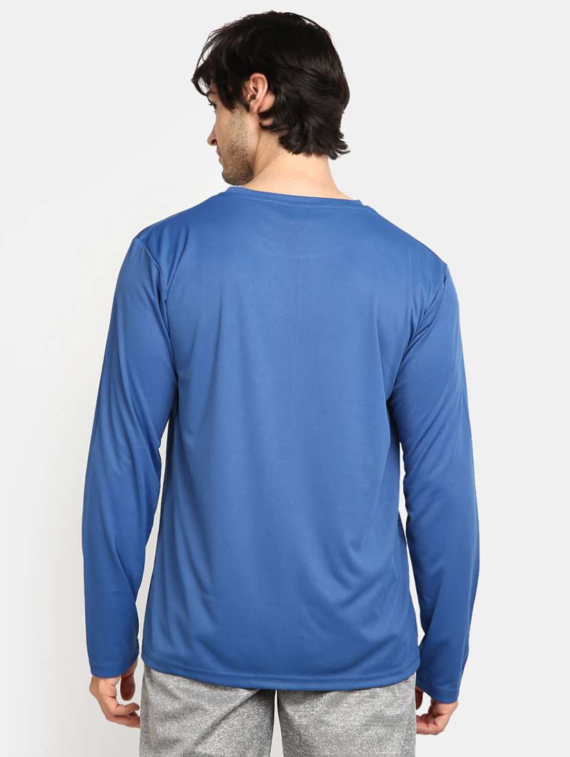 blue cotton all over print tshirt - 20565239 -  Standard Image - 2