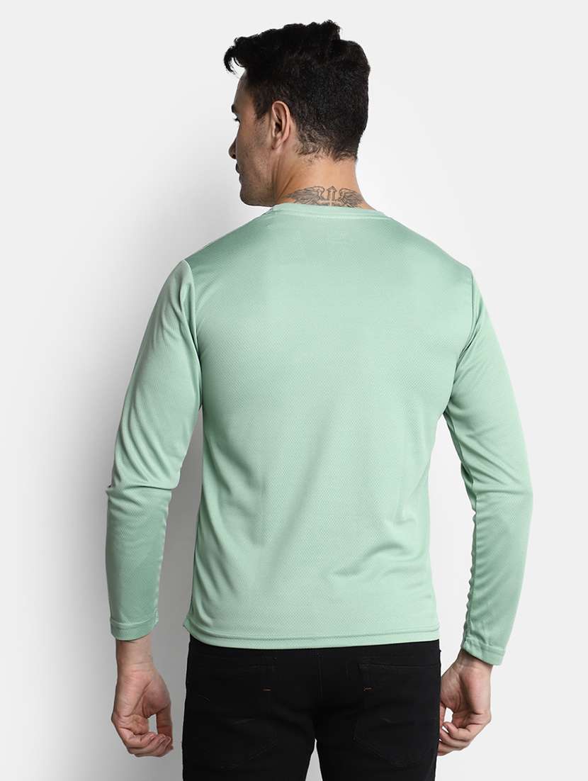 green cotton plain tshirt - 20565263 -  Standard Image - 2