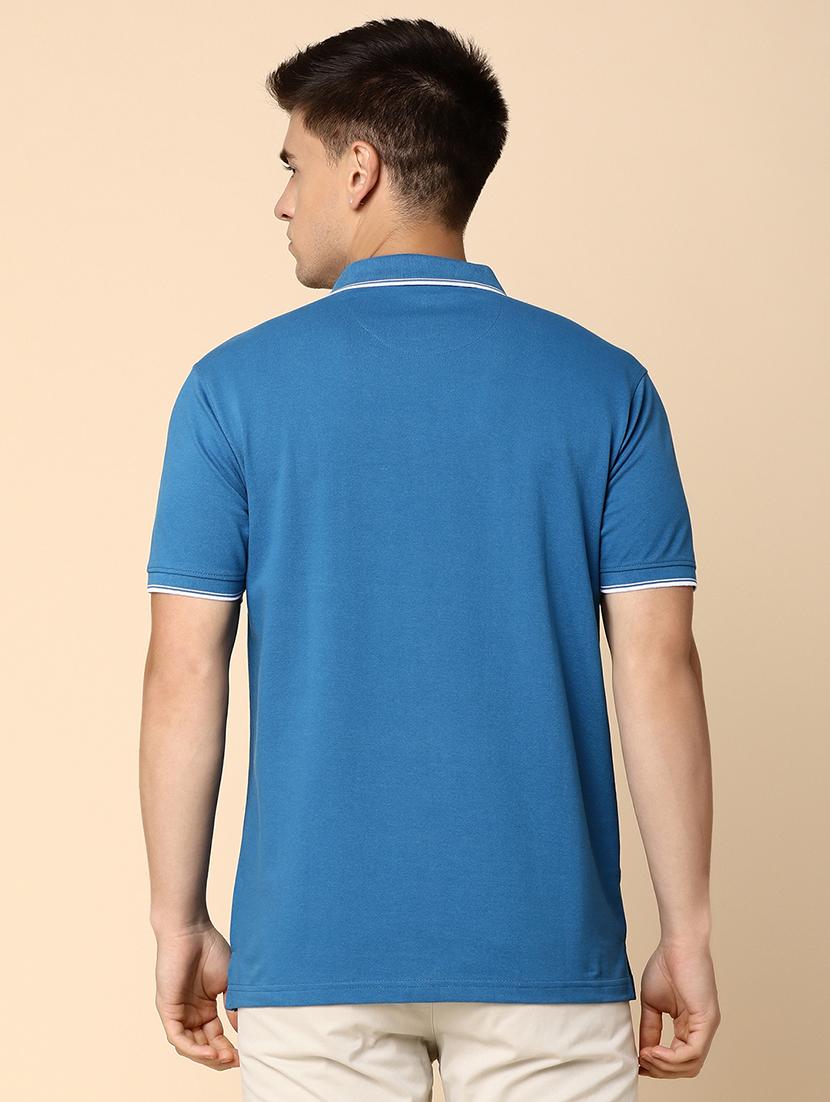 blue cotton regular t-shirt - 20565275 - Standard Image - 2