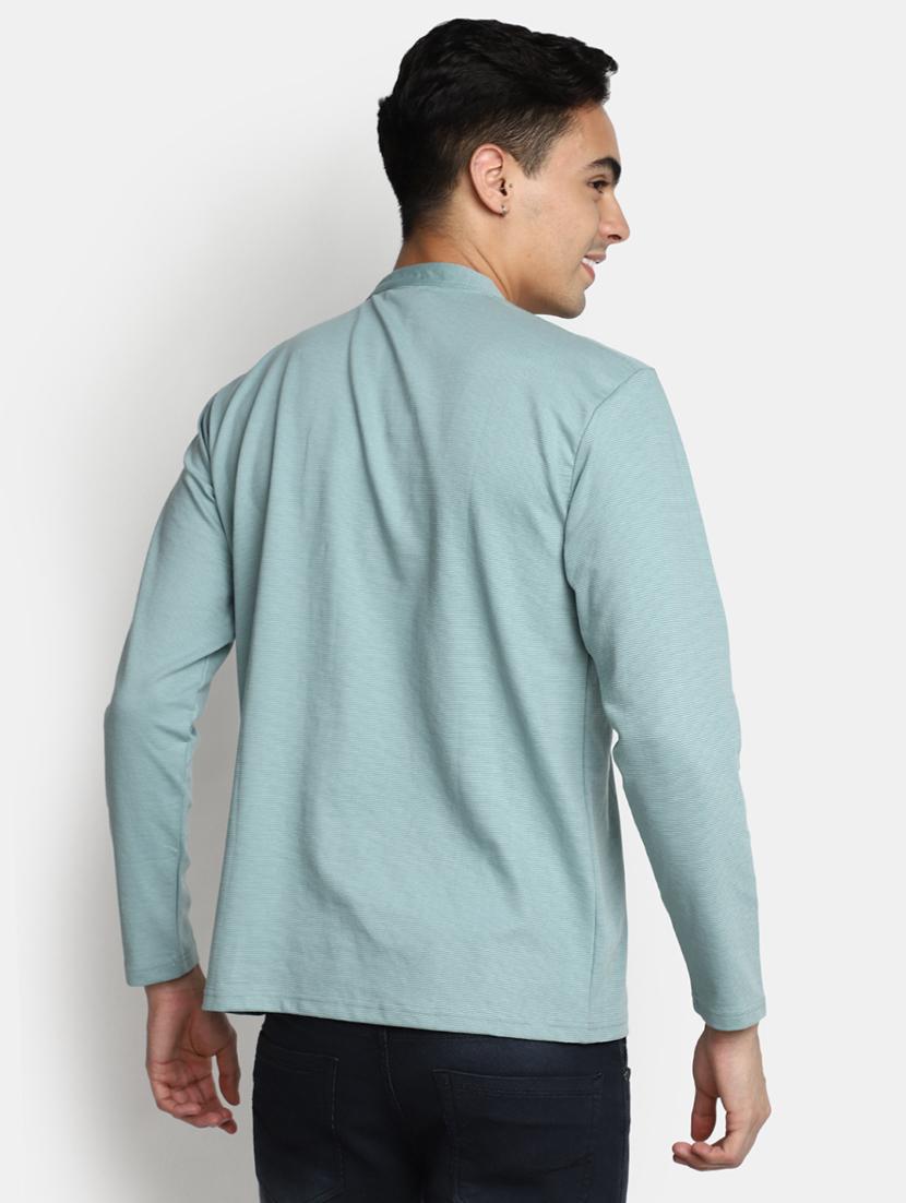 light blue cotton regular t-shirt - 20565291 - Standard Image - 2