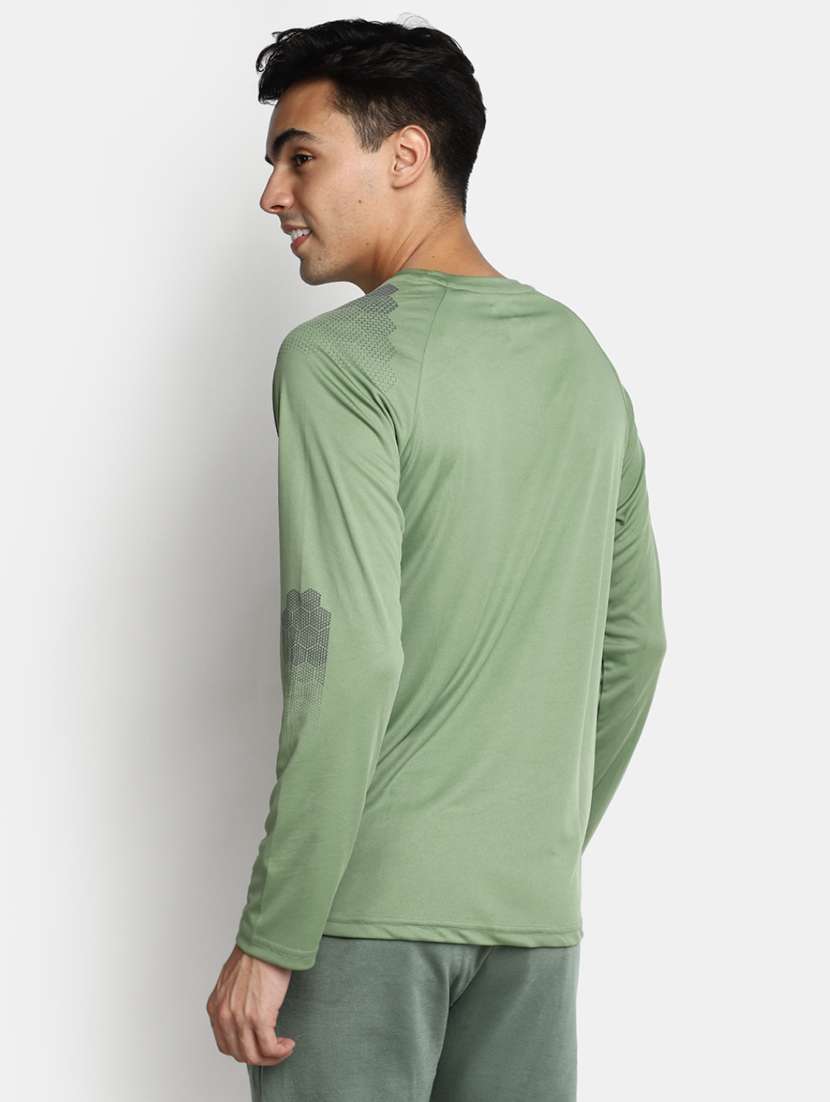 men crew neck placement print t-shirt - 20565294 -  Standard Image - 2