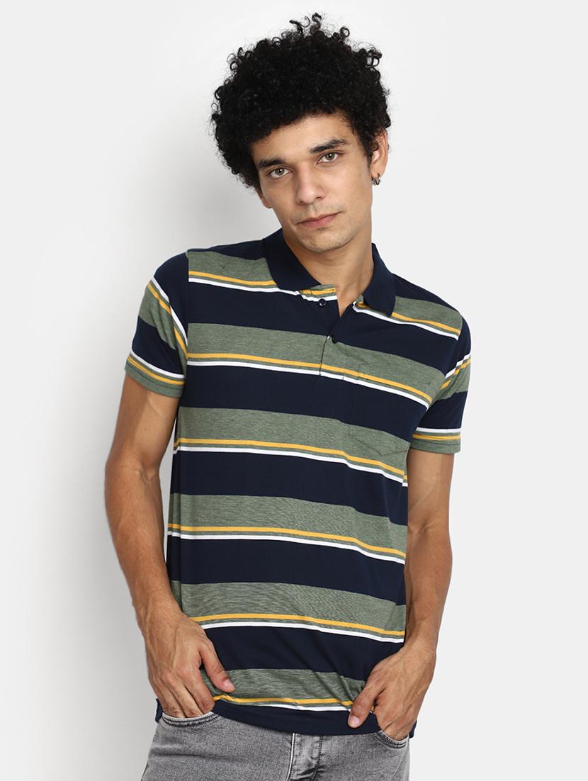 multi colored cotton regular t-shirt
