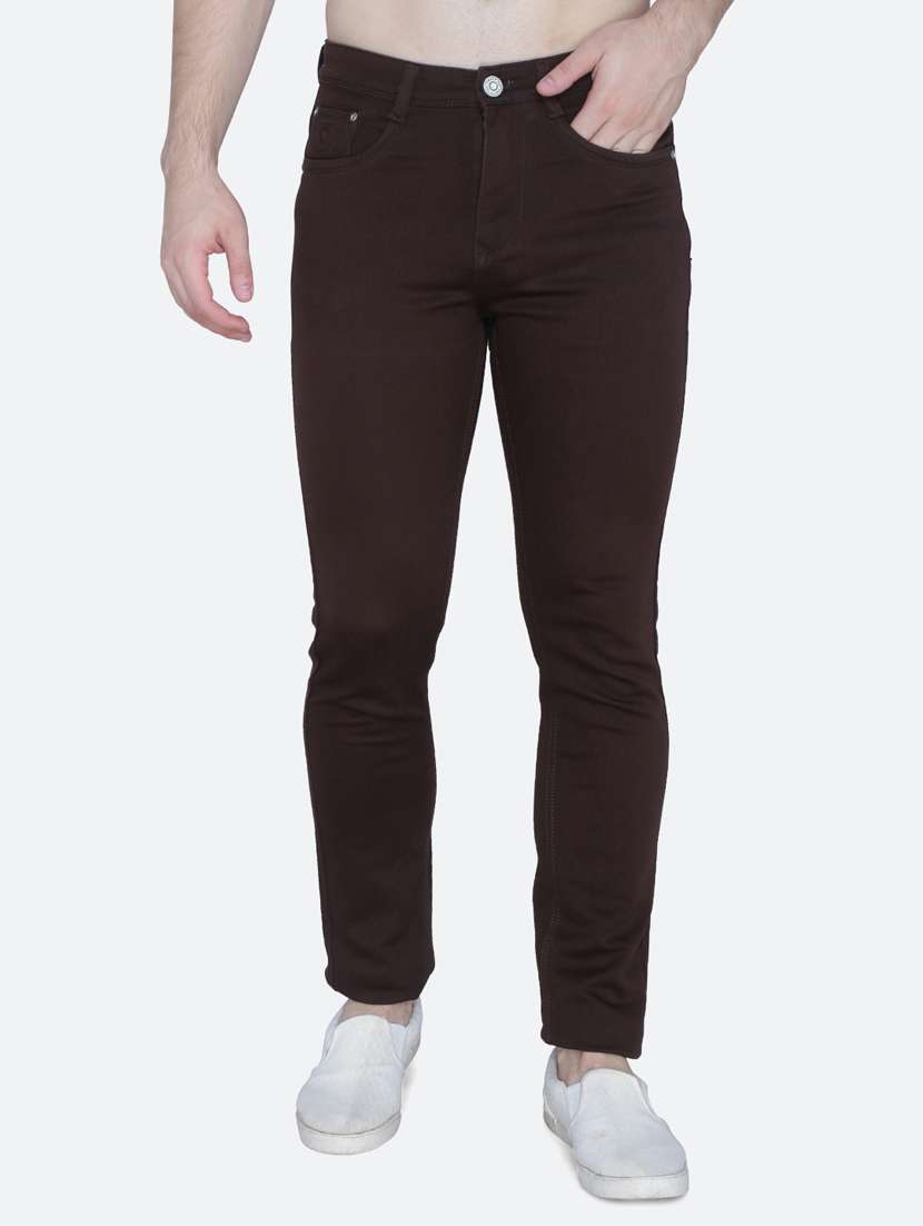 mens skinny fit plain jeans