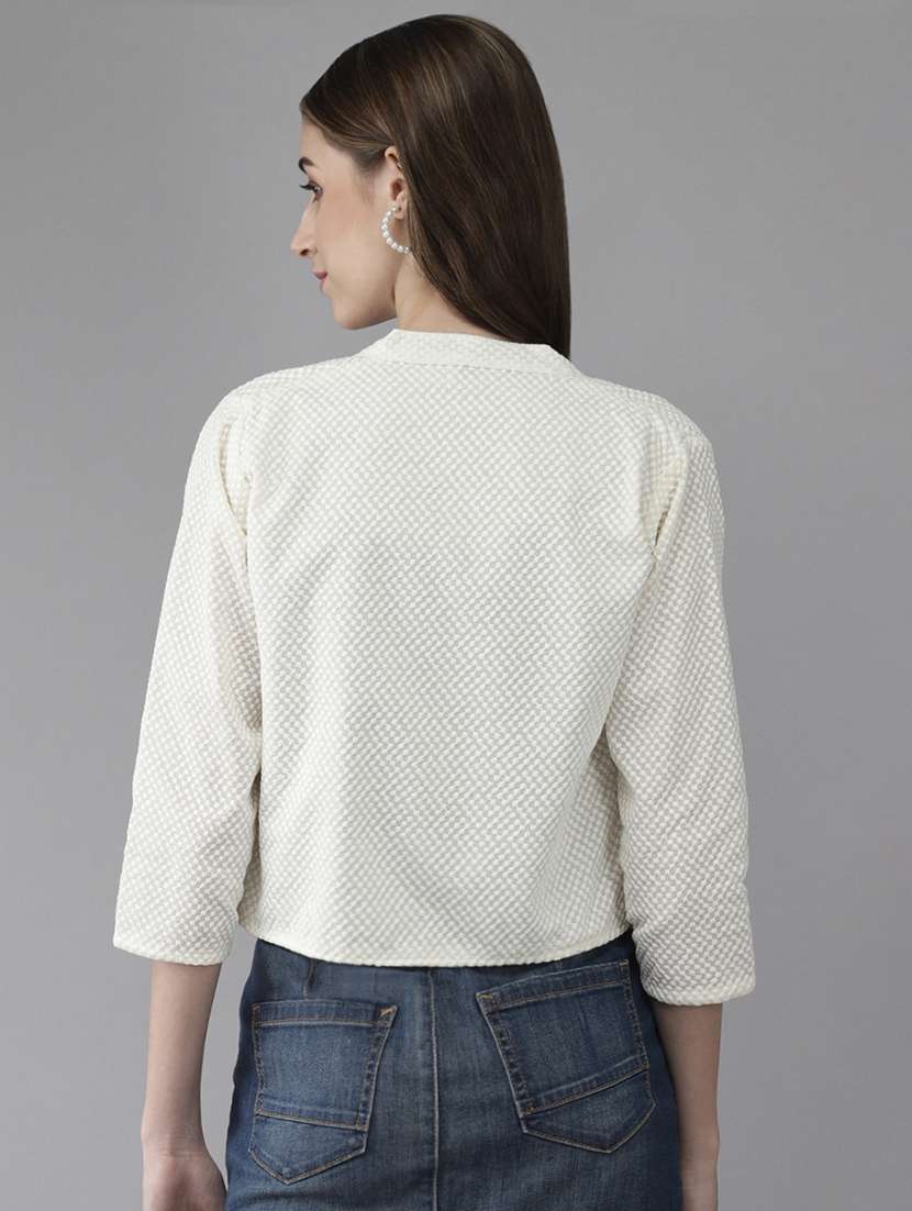 white embroidered jacket - 20567034 -  Standard Image - 2
