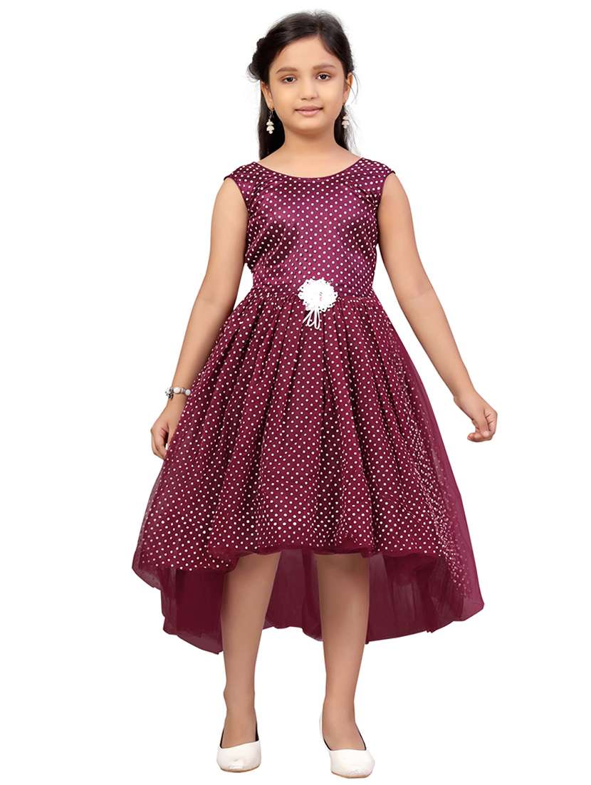 girls round neck sleeveless frock - 20568345 - Zoom Image - 0