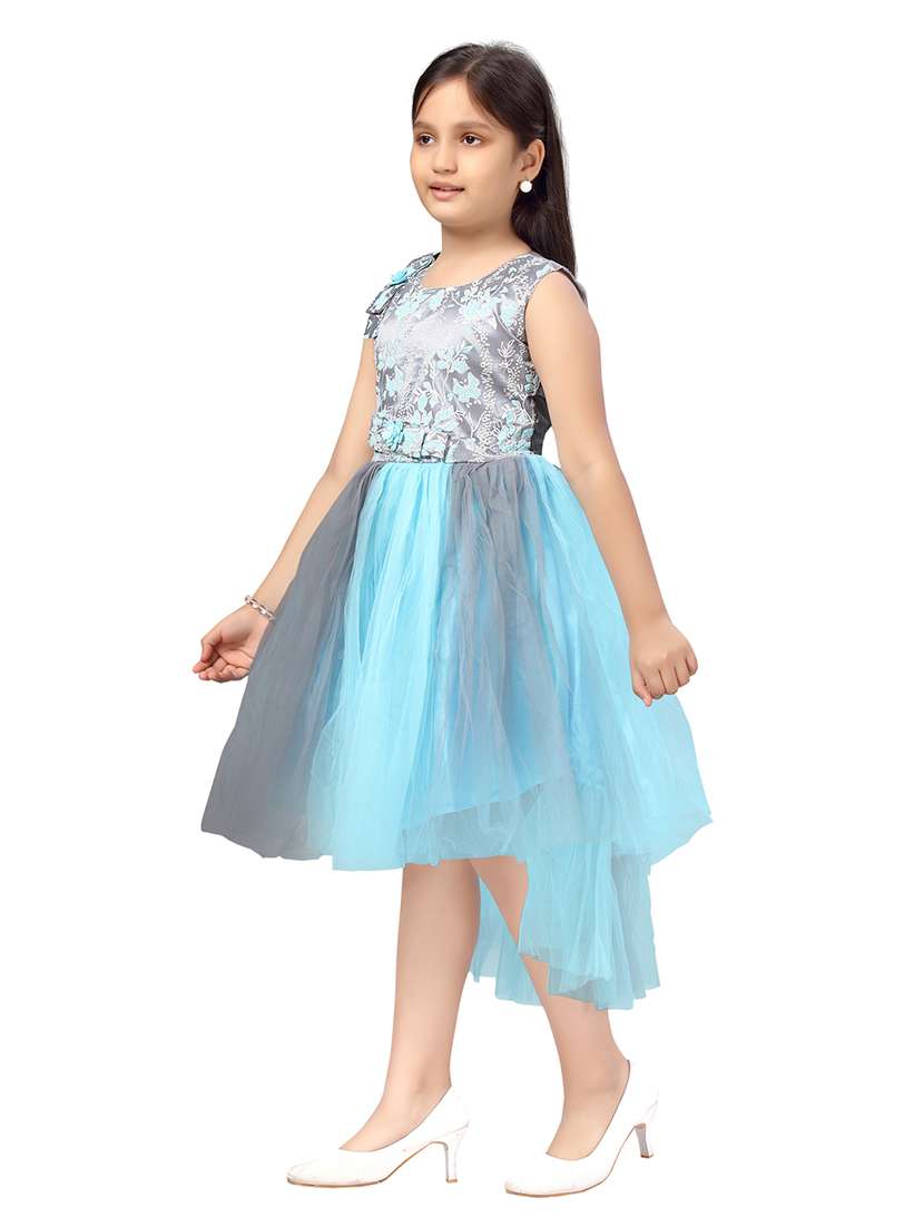 girls round neck sleeveless frock - 20568354 -  Standard Image - 2