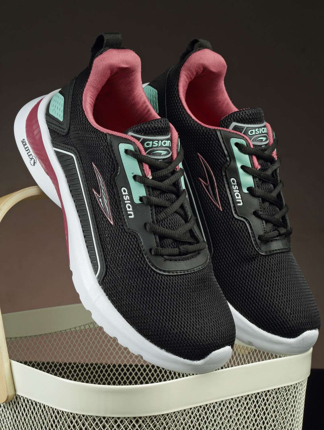 women running sports shoes